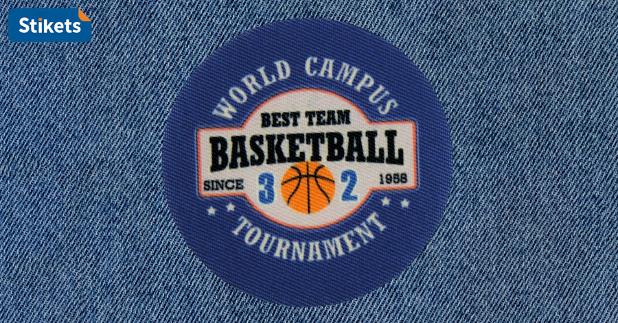Besticktes Patch „Los Angeles Lakers“ – Bügelbild Für Basketball-Fans